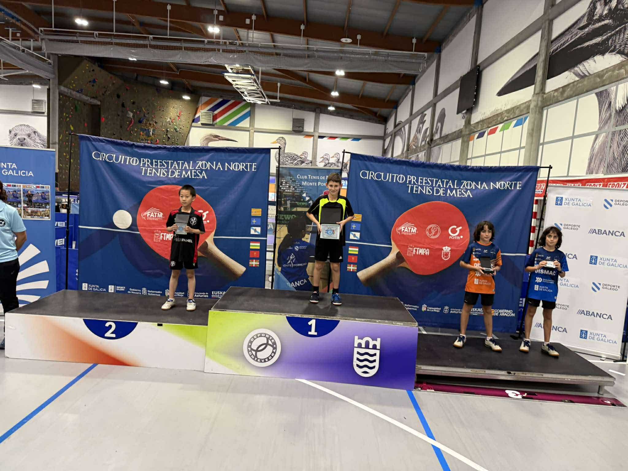 Resultados del Torneo Preestatal Zona Norte, celebrado en Pontevedra